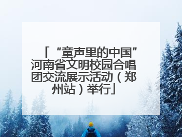 “童声里的中国”河南省文明校园合唱团交流展示活动（郑州站）举行