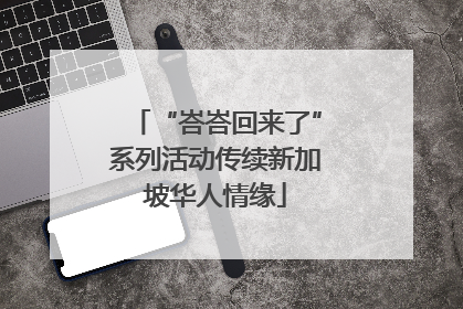 “峇峇回来了”系列活动传续新加坡华人情缘