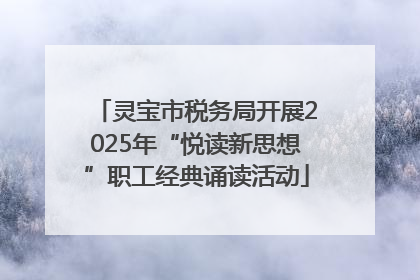 灵宝市税务局开展2025年“悦读新思想”职工经典诵读活动