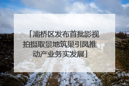 灞桥区发布首批影视拍摄取景地筑巢引凤推动产业务实发展