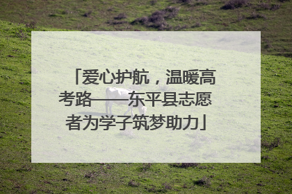 爱心护航，温暖高考路——东平县志愿者为学子筑梦助力