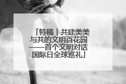 特稿丨共建美美与共的文明百花园——首个文明对话国际日全球巡礼