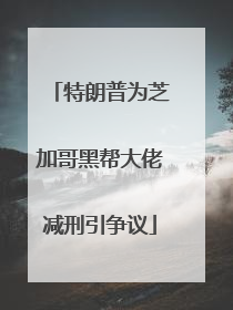 特朗普为芝加哥黑帮大佬减刑引争议