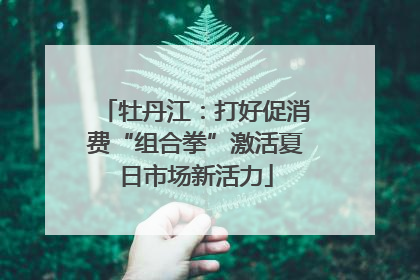 牡丹江：打好促消费“组合拳”激活夏日市场新活力