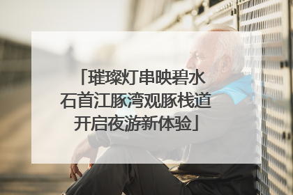 璀璨灯串映碧水 石首江豚湾观豚栈道开启夜游新体验