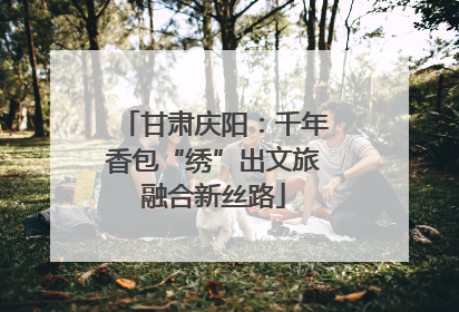 甘肃庆阳：千年香包“绣”出文旅融合新丝路