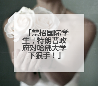禁招国际学生，特朗普政府对哈佛大学下狠手！