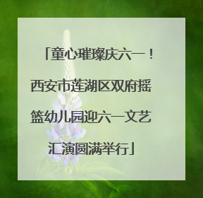 童心璀璨庆六一！西安市莲湖区双府摇篮幼儿园迎六一文艺汇演圆满举行
