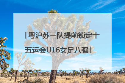 粤沪苏三队提前锁定十五运会U16女足八强