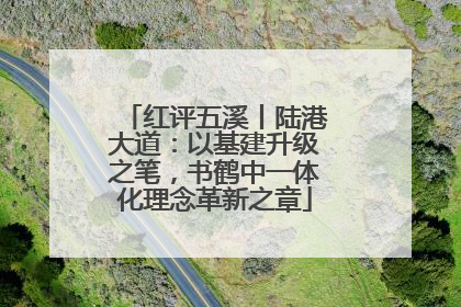 红评五溪丨陆港大道：以基建升级之笔，书鹤中一体化理念革新之章