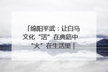 绵阳平武：让白马文化“活”在典籍中 “火”在生活里｜新闻发布最前线