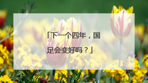 下一个四年，国足会变好吗？