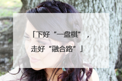 下好“一盘棋”，走好“融合路”