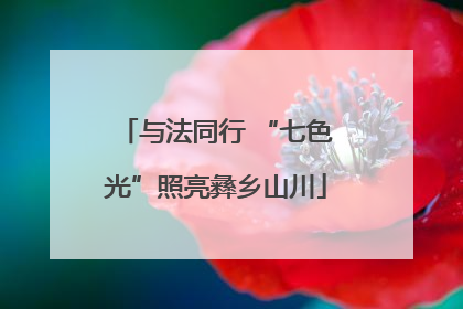 与法同行 “七色光”照亮彝乡山川