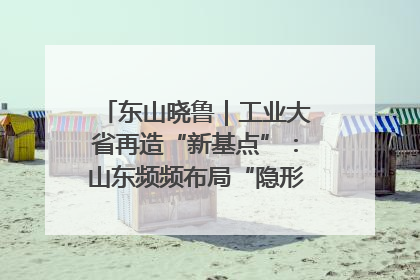 东山晓鲁｜工业大省再造“新基点”：山东频频布局“隐形冠军”背后