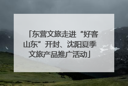东营文旅走进“好客山东”开封、沈阳夏季文旅产品推广活动