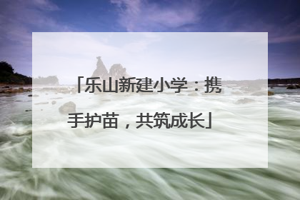 乐山新建小学：携手护苗，共筑成长