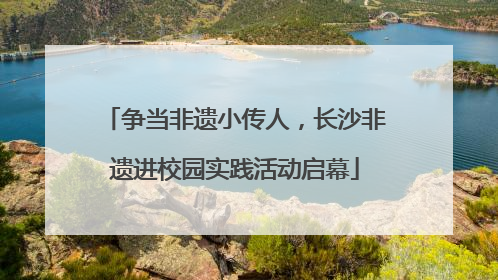 争当非遗小传人，长沙非遗进校园实践活动启幕