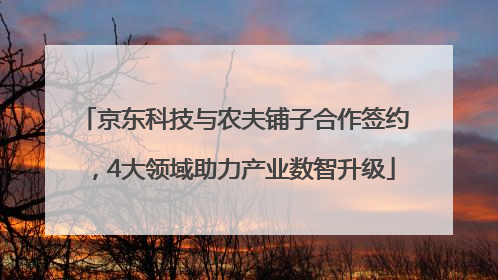 京东科技与农夫铺子合作签约，4大领域助力产业数智升级