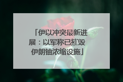 伊以冲突最新进展：以军称已摧毁伊朗铀浓缩设施