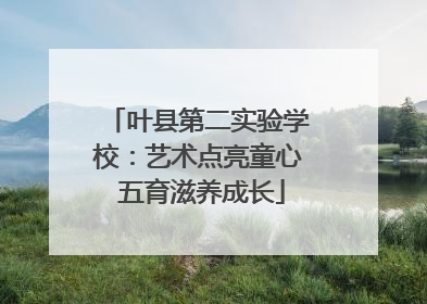 叶县第二实验学校：艺术点亮童心 五育滋养成长