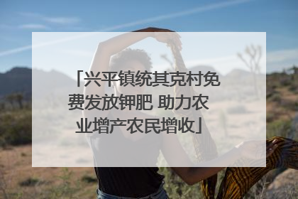 兴平镇统其克村免费发放钾肥 助力农业增产农民增收