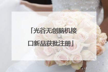 光谷无创脑机接口新品获批注册