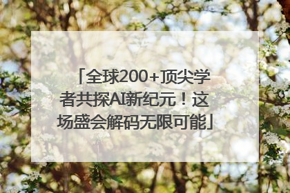 全球200+顶尖学者共探AI新纪元！这场盛会解码无限可能