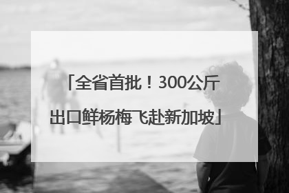 全省首批！300公斤出口鲜杨梅飞赴新加坡