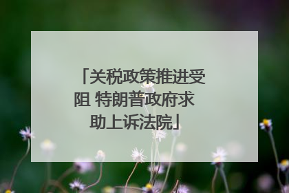 关税政策推进受阻 特朗普政府求助上诉法院