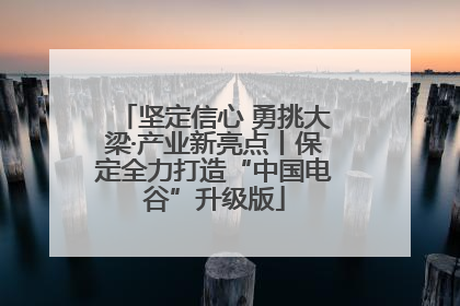 坚定信心 勇挑大梁·产业新亮点丨保定全力打造“中国电谷”升级版