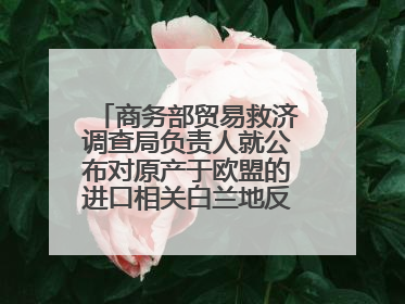 商务部贸易救济调查局负责人就公布对原产于欧盟的进口相关白兰地反倾销调查最终裁定答记者问