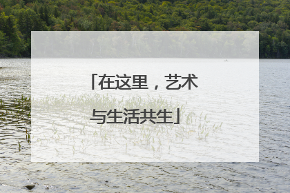在这里，艺术与生活共生