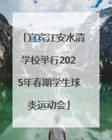 宜宾江安水清学校举行2025年春期学生球类运动会