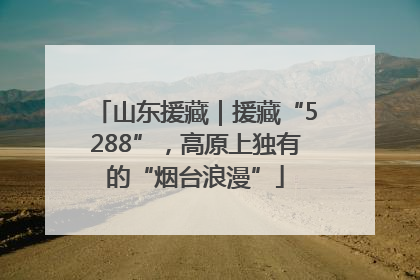 山东援藏｜援藏“5288”，高原上独有的“烟台浪漫”