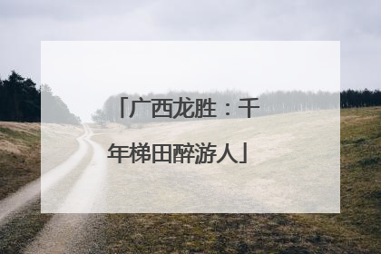 广西龙胜：千年梯田醉游人