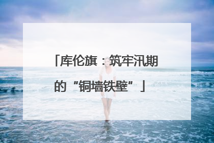 库伦旗：筑牢汛期的“铜墙铁壁”
