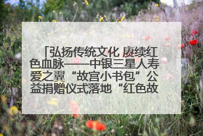 弘扬传统文化 赓续红色血脉——中银三星人寿爱之翼“故宫小书包”公益捐赠仪式落地“红色故都”江西瑞金