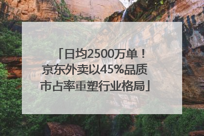 日均2500万单！京东外卖以45%品质市占率重塑行业格局