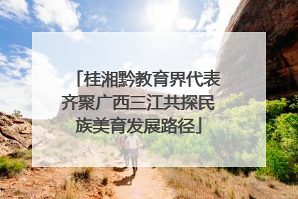 桂湘黔教育界代表齐聚广西三江共探民族美育发展路径