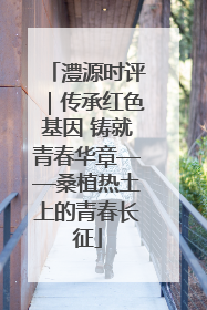 澧源时评｜传承红色基因 铸就青春华章——桑植热土上的青春长征