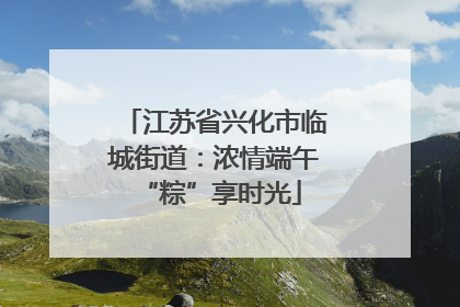 江苏省兴化市临城街道：浓情端午 “粽”享时光