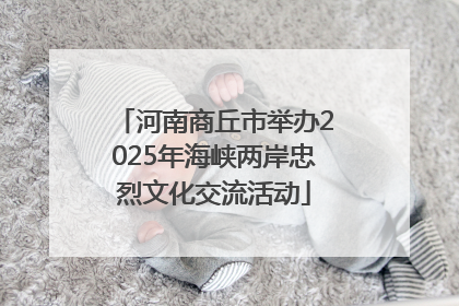 河南商丘市举办2025年海峡两岸忠烈文化交流活动