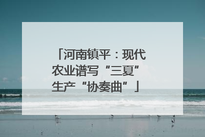 河南镇平：现代农业谱写“三夏”生产“协奏曲”