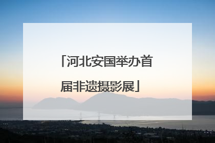 河北安国举办首届非遗摄影展