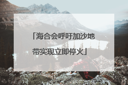 海合会呼吁加沙地带实现立即停火