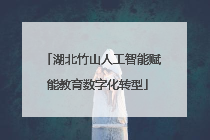 湖北竹山人工智能赋能教育数字化转型