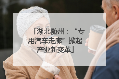 湖北随州：“专用汽车走廊”掀起产业新变革