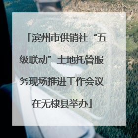 滨州市供销社“五级联动”土地托管服务现场推进工作会议在无棣县举办