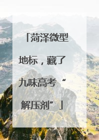 菏泽微型地标，藏了九味高考“解压剂”